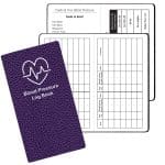 Custom Blood Pressure Log Book w/ Cobblestone Cover - 1