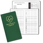 Custom Blood Pressure Log Book w/ Continental Cover - 1