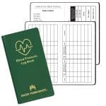 Custom Blood Pressure Log Book w/ Continental Cover