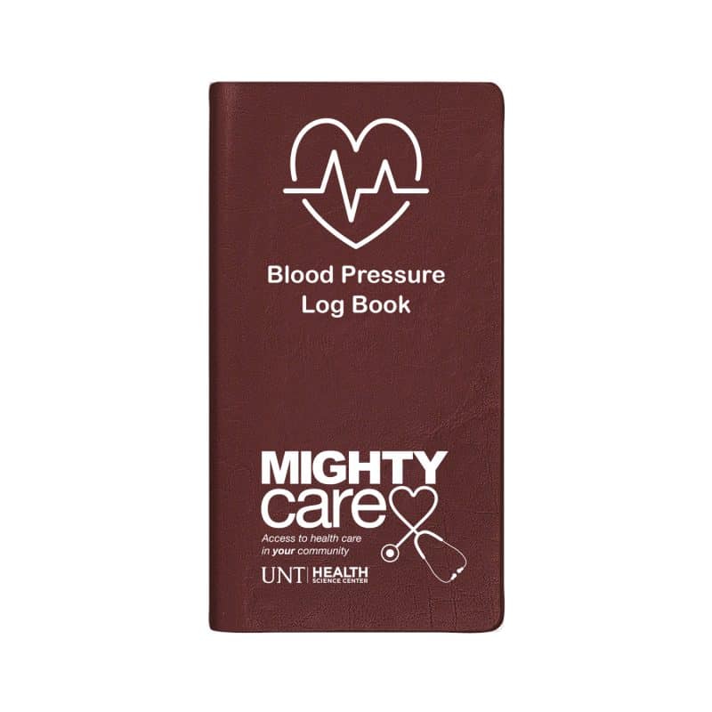 Custom Blood Pressure Log Book w/ Continental Cover - 4