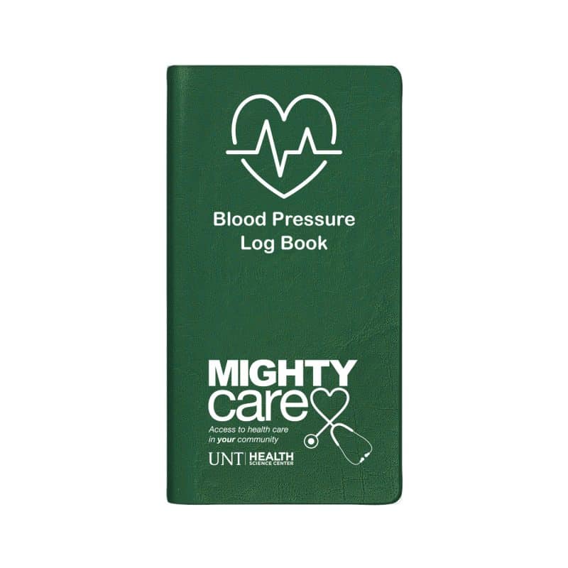 Custom Blood Pressure Log Book w/ Continental Cover - 5