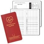 Custom Blood Pressure Log Book w/ Leatherette Cover
