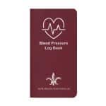 Custom Blood Pressure Log Book w/ Leatherette Cover - 4