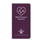Custom Blood Pressure Log Book w/ Leatherette Cover - 9