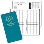 Custom Blood Pressure Log Book w/ Shimmer Cover - 1