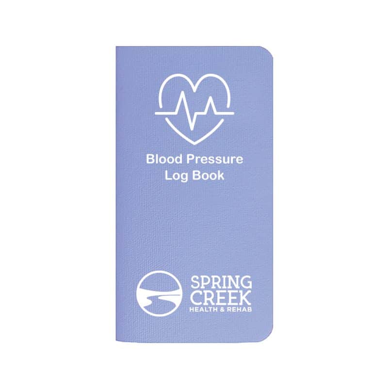 Custom Blood Pressure Log Book w/ Twilight Cover - 4