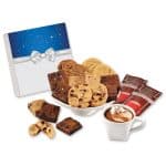 Custom Bow Gift Box w/Gourmet Cookie & Brownie - 1