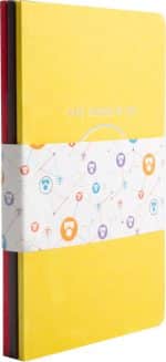 Custom BrightNotes™ TriPac NotePad w/GraphicWrap (3 Count) (5"x7")