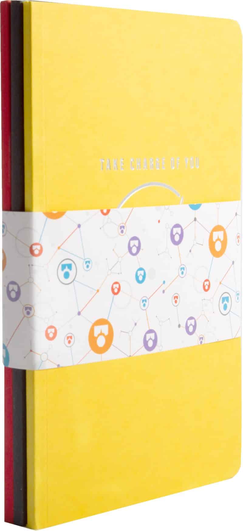 Custom BrightNotes™ TriPac NotePad w/GraphicWrap (3 Count) (5"x7")