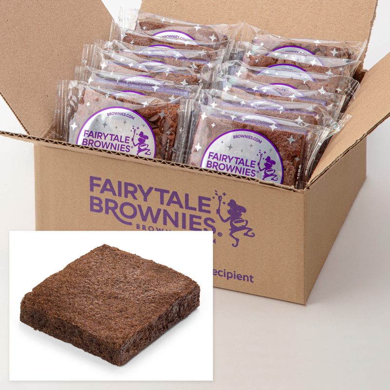 Custom Bulk Fairytale Brownies / 12 Single Flavor (3"x3")