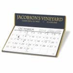 Custom Charter Hotstamped Desk Calendar - 3