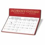Custom Charter Hotstamped Desk Calendar - 4