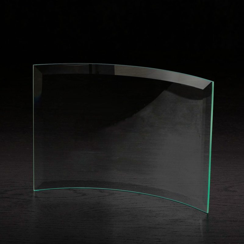 Custom Chronicle Large Jade Glass Award - 1
