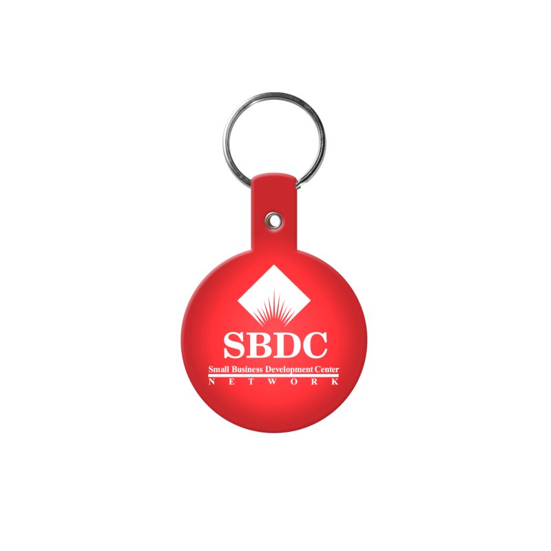 Custom Circle Flexible Key Tag - 2