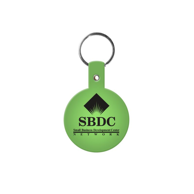 Custom Circle Flexible Key Tag - 4