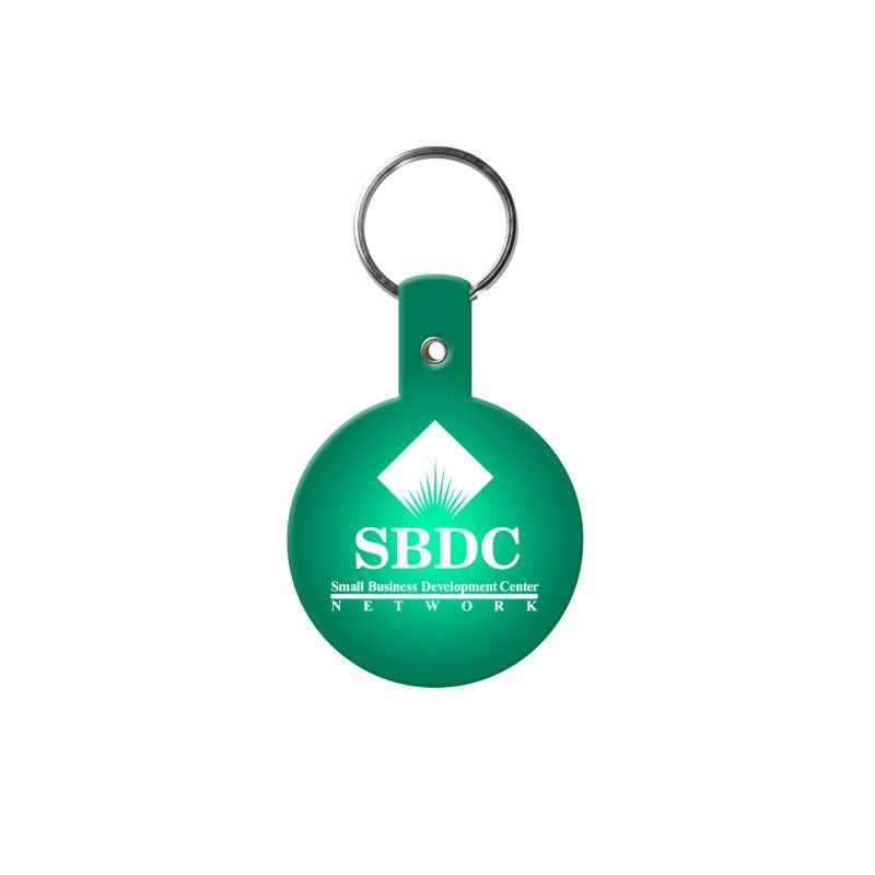 Custom Circle Flexible Key Tag - 5
