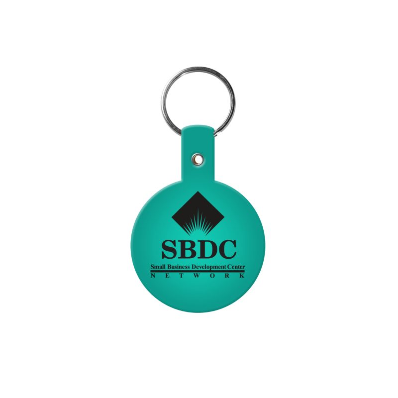 Custom Circle Flexible Key Tag - 6