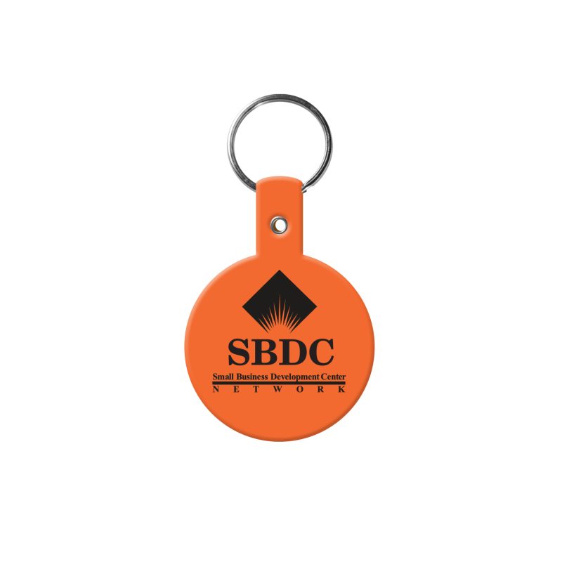 Custom Circle Flexible Key Tag