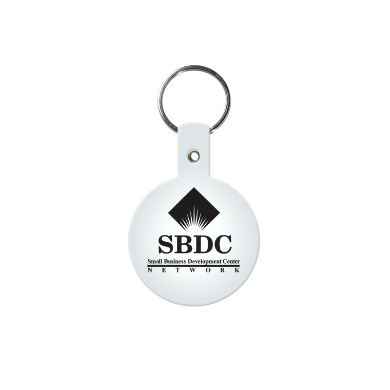 Custom Circle Flexible Key Tag - 9