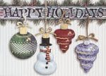 Custom Classic-Hanging Ornaments Holiday Greeting Card