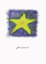 Custom Classic-Yellow Star Holiday Greeting Card
