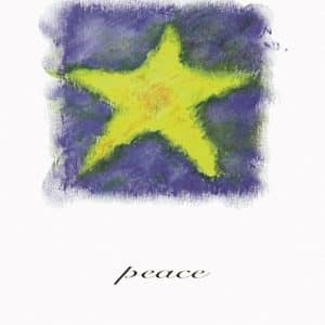 Custom Classic-Yellow Star Holiday Greeting Card