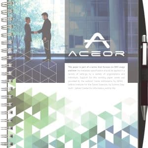 Custom ClearView™ Journal - Large NoteBook w/PenPort & Pen (8.5"x11")