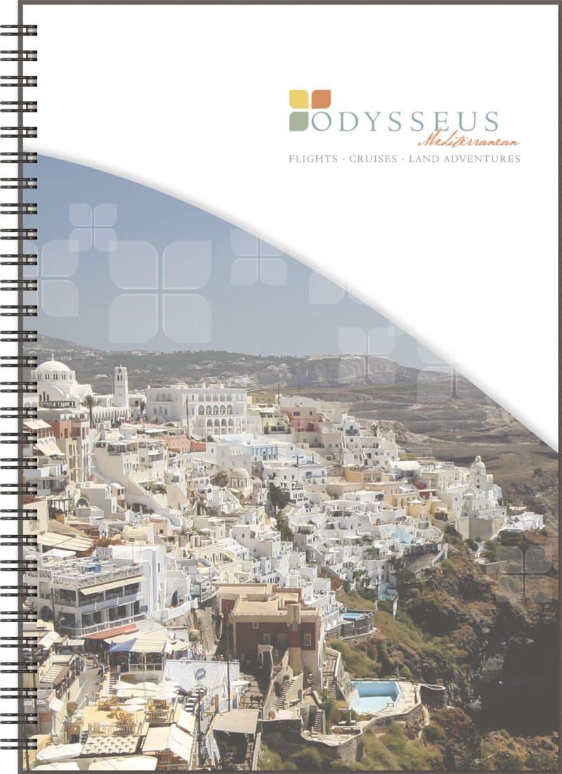 Custom ClearView™ Medium NoteBook Journal (7"x10") - 1