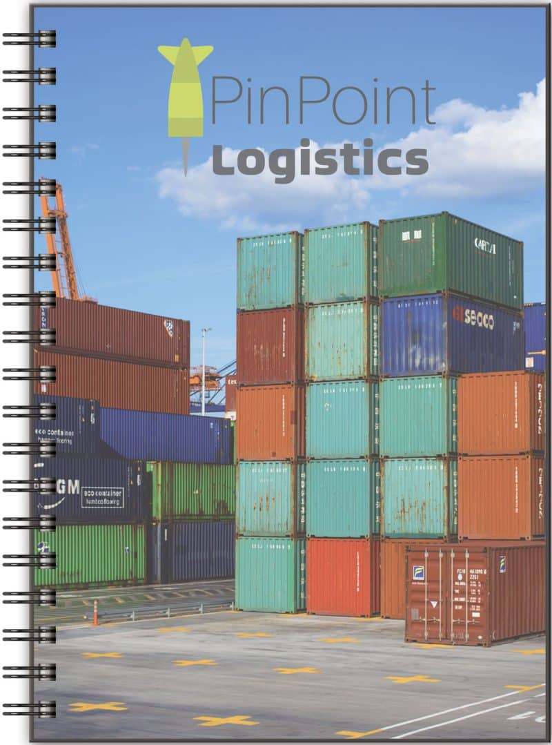 Custom ClearView™ Medium NoteBook Journal (7"x10")