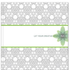 Custom CreativeSpark™ Square Journal (8"x8")