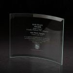 Custom Crescent X-Large Glass Award - 2