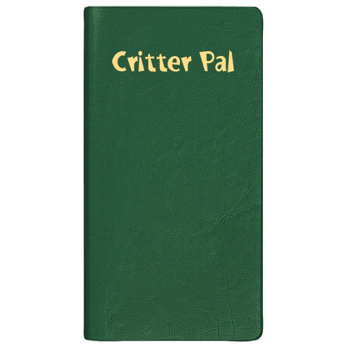 Custom Critter Pal-Pet Information Journal/ Continental Covers - 4