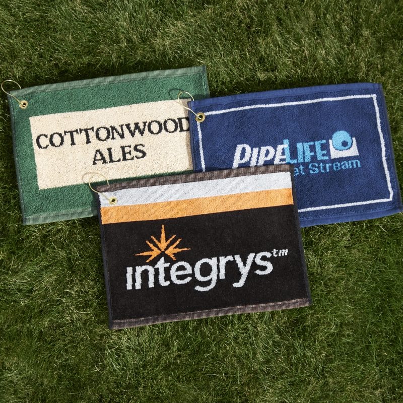 Custom Custom Jacquard Woven Golf Towel (11"x16") - 2