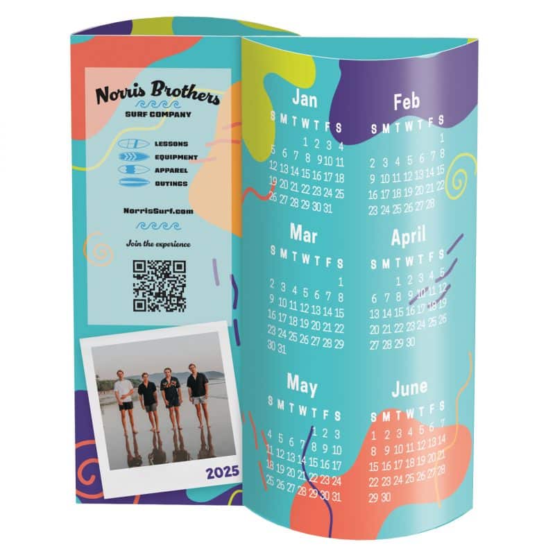 Custom Custom Photo Wave Calendar
