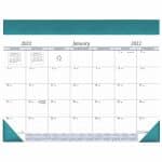 Custom Desk Pad Calendar w/ Leatherette Header - 7