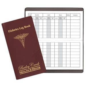 Custom Diabetes Log Book w/ Continental Cover