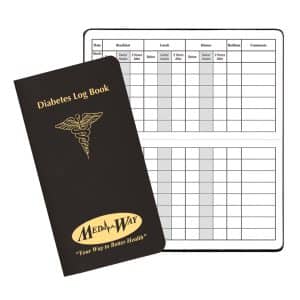 Custom Diabetes Log Book w/ Leatherette Cover