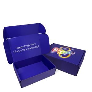 Custom E-flute Full Color Custom Mailer Boxes - 10" x 7" x 3"