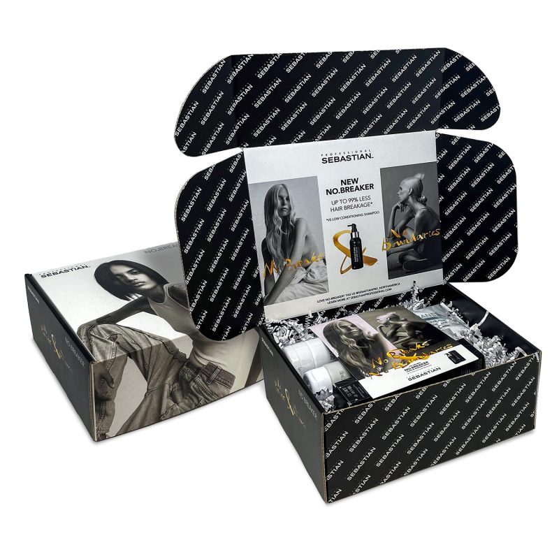 Custom E-flute Full Color Custom Mailer Boxes - 9.5" x 8" x 4" - 3