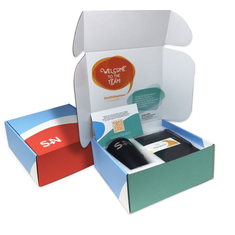 Custom E-flute Full Color Custom Mailer Boxes - 9.5" x 9.5" x 4" - 1