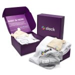 Custom E-flute Full Color Custom Mailer Boxes - 9.5" x 9.5" x 4" - 2