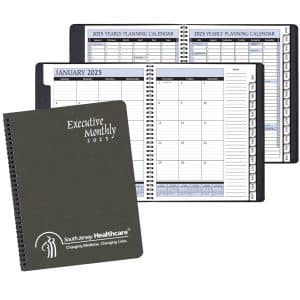 Custom Executive Monthly Planner w/ Canyon Cover