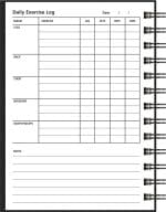 Custom Exercise Health Journals (5"x7") - 1
