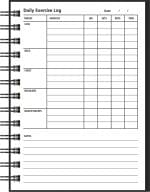 Custom Exercise Health Journals (5"x7") - 2