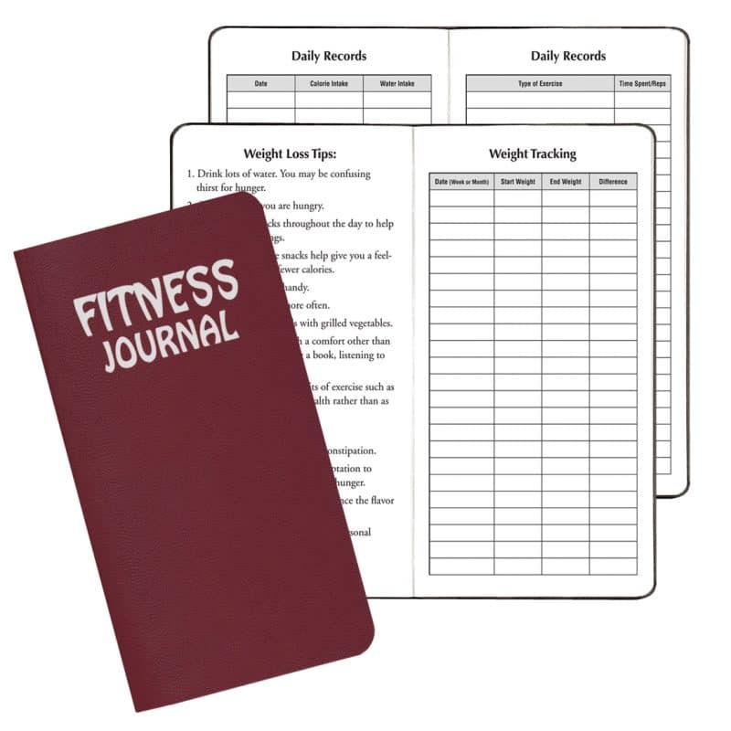 Custom Fitness Journal/ Leatherette Cover - 1