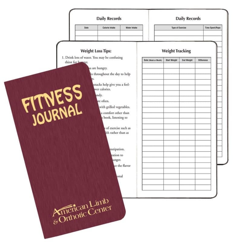 Custom Fitness Journal/ Shimmer Cover