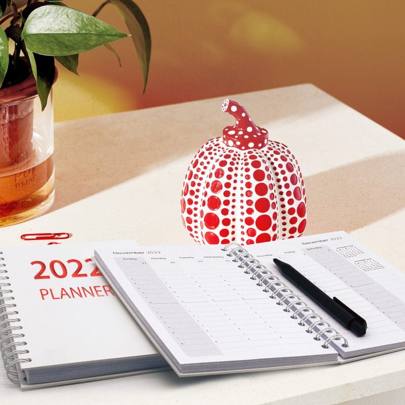 Custom Full Color Spiral Weekly Planner notebook 5" x 7" - 1