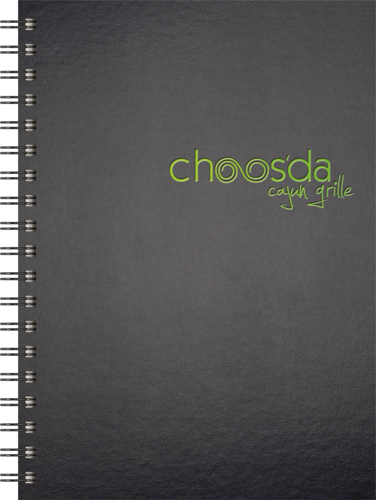 Custom GlossMetallic Journals Medium NoteBook (7"x10")