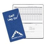 Custom Golf Log w/ Cobblestone Cover