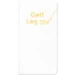 Custom Golf Log w/ Leatherette Cover - 7